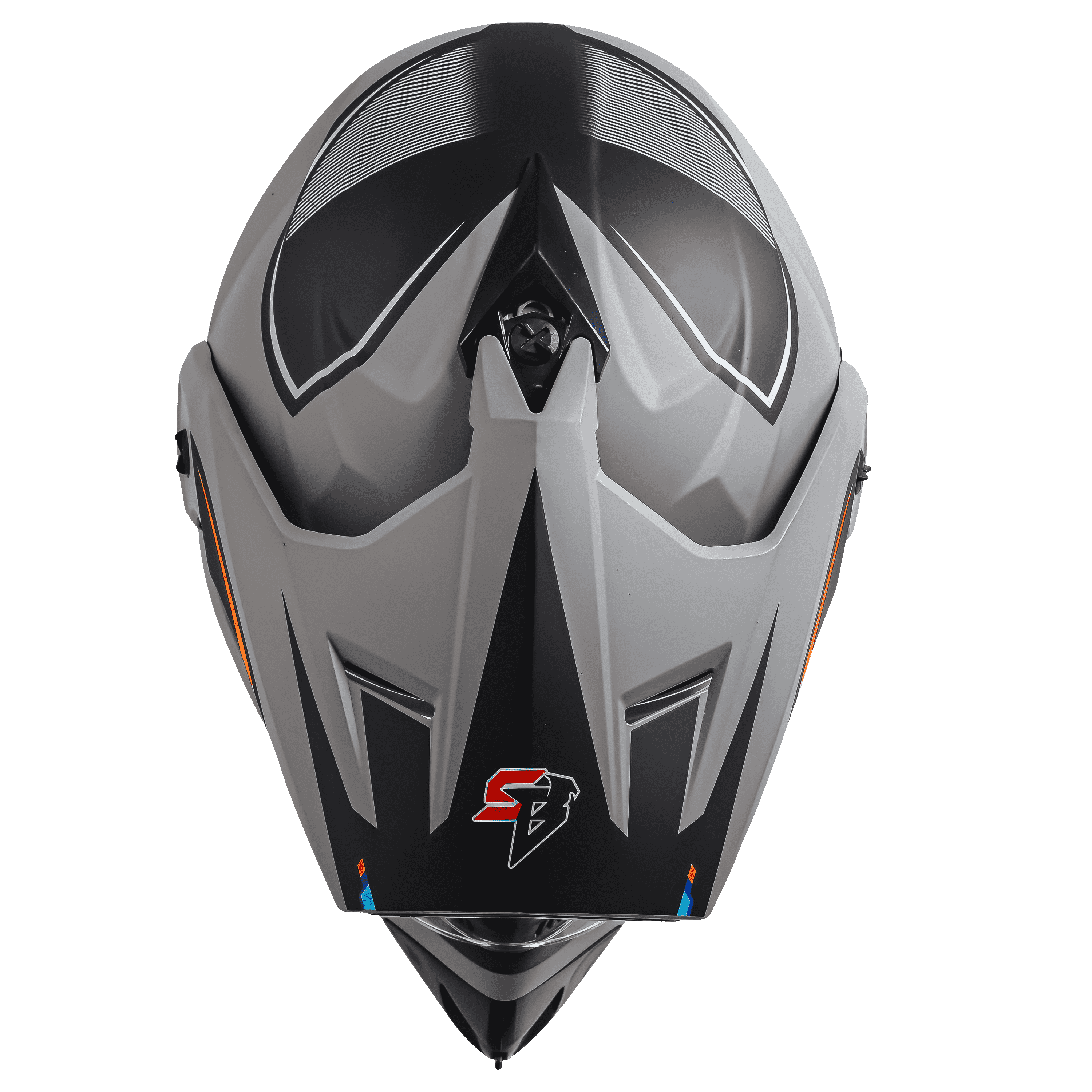 SBH-13 ISS RACER MAT TITANIUM GREY WITH ORANGE